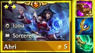Radiant Gauntlet = Instant Clear - Ahri ⭐⭐⭐ 3 Star v9!  | TFT SET 9