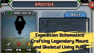 Bit Heroes - Bronsie Exped Schematic - Rolling Legendary Mount - New Augments