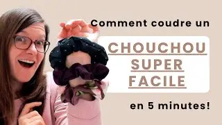 Comment coudre un chouchou SUPER FACILE en 5 minutes - Tutoriel couture