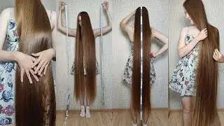Extreme hair length! Measurement 🔥 Very long hair like RealRapunzel Nyata (preview)