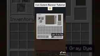 Iron Golem Banner - Minecraft Tutorial