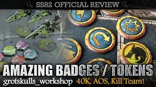 AMAZING Tokens / Badges for Warhammer 40K, AOS, and Kill Team by Grotskulls_Workshop Official Review