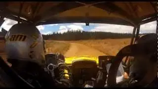 Crash for Darrell Knight/Naomi Tillett in their Can-Am - 2012 Quit Forest Rally