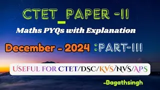 CTET Paper 2 Maths Previous Year Questions | Easy Solutions & Tricks | BRILL Learnings || Dec24_P2