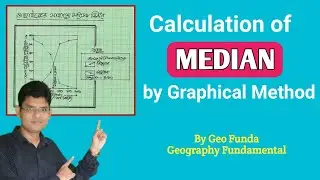 Calculation of Median by Graphical Method ll By Geo Funda