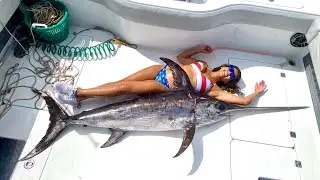 ROUGH SEAS Swordfish! Catch and Cook BACKBONE