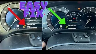 Сброс тормозных колодок BMW «не удался» ГАРАНТИРОВАННОЕ РЕШЕНИЕ!