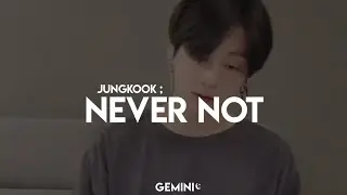 (BTS) Jungkook - Never Not (Cover Lauv) | (Tradu&ccedil;&atilde;o/ legendado)