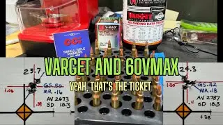 Load development with Varget powder and Hornady&rsquo;s 60 grain VMAX bullet ￼