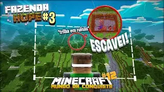 ESCAVEI uma TRILHA EM RUINAS no MINECRAFT!