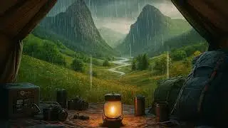 [ASMRON-sb helps you sleep] The sound of summer rain on the mountain is good for a comfortable sleep