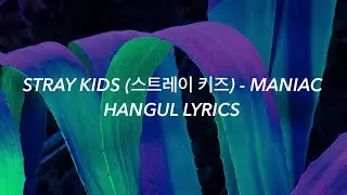 STRAY KIDS (스트레이 키즈) - 'MANIAC' Hangul Lyrics / 가사