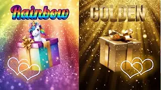 Choose your gift 😍🎁😱|| 2 gift box challenge|| Unicorn & Gold #giftboxchallenge