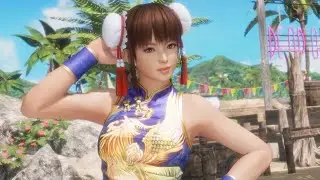 Lei fang DOA6 Arcade レイファン 青色チャイナドレス DEAD OR ALIVE 6