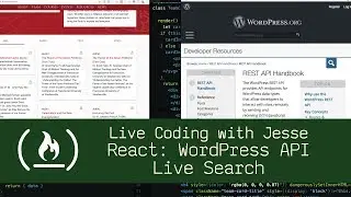 React: WordPress API Live Search - Live Coding with Jesse