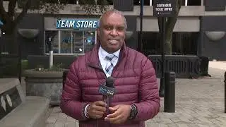 Fans are ready for the Panthers to take on the Rams