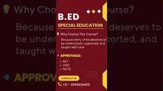 🎓 B.Ed. Special Education &ndash; Educate. Empower. Evolve. 🌟