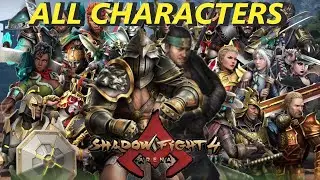 Shadow Fight 4 All Heroes Level 13 Unlocked All Talents in PVP Ranked