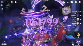C3 R1 Raiden Shogun Hits 1 Million (Scaramouch Boss)