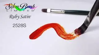 2528S Ruby Satin&reg; Filbert Grass Comb - By Silver Brush Limited