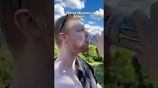 White Monster Effect 🫡 #shorts #agartha #monsterenergy
