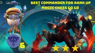 MAGIC CHESS GO GO! BEST COMMANDER FOR RANK UP (P1): THAMUZ 3 STAR 6 POWER ASTRO.