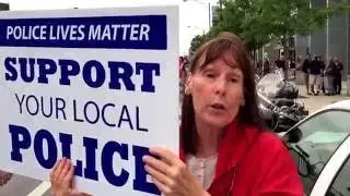 POLICE LIVES MATTER RALLY IN CHICAGO JEFFERSON PARK DISTRICT