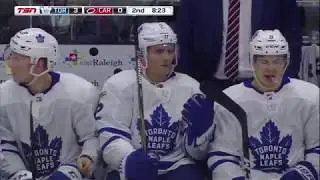 Ron Hainsey 2nd Goal of the Season! 11/24/2017 (Toronto Maple Leafs vs Carolina Hurricanes)