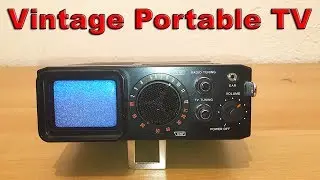 Portable Vintage TV