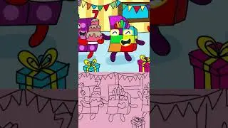 🎉 Numberblock 7's Birthday Bash! | Fun Song & Party Time Celebration 🎂🎵  #games #fanmade