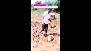FETCHING WATER WITH A DONKEY -LIFE IN THE DESERT