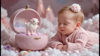 Pink Lamb Dream 🐑 Gentle 3 Hours Baby Lullaby for Sweet Sleep #Lullaby