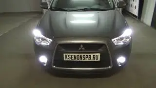 Mitsubishi ASX + BI LED + OSRAM LEDFOG101