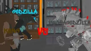 Godzilla and Kong vs mechagodzilla (Dc2 Animation)