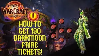 How To Get 190 Darkmoon Prize Tickets And How To Make 30-300K Gold With Them! THE WAR WITHIN GUIDE!