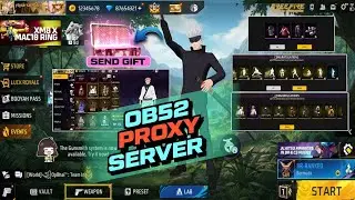 OB52 SUPER VIP PROXY SERVER | SEND GIFT IN PROXY SERVER 😍 | NEW PROXY SERVER