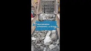 Inbetriebnahme von zwei neuen Rollenrosten | Commissioning of two new roller screens