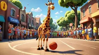 The Giraffe That Played Basketball 🦒🏀 | Fun Kids Story & Video | Creative Children&rsquo;s Content