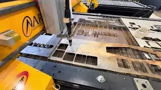 Cutting a part on the TruCut XP Plasma Table from ART CNC