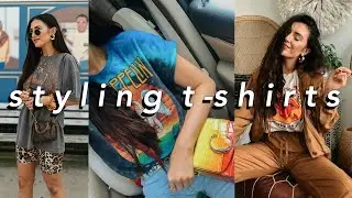 5 Ways to Style Your Graphic T-Shirts This Summer: Outfits of the Week || Sarah Belle