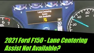 Ford F-150 2021 года — система удержания полосы движения недоступна?