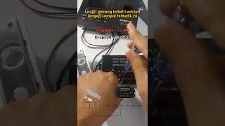 tutorial wiring kabel access door solution x105id #accessdoor #fingerprintdoorlock #mesinabsensi