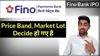 Fino Payments Bank IPO Price Band & Market Lot | Jayesh Khatri