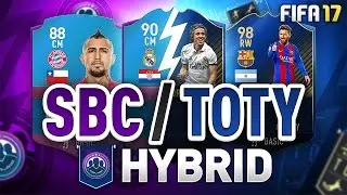 FULL TOTY + SBC HYBRID SQUAD BUILDER! - #FIFA17 Ultimate Team