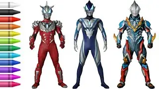 MEWARNAI ULTRAMAN GEED SOLID BURNING, GEED ACRO SMASHER & ULTRAMAN GEED GALAXY RISING