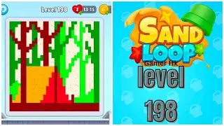 Sand loop level 198 Walkthrough Solution 