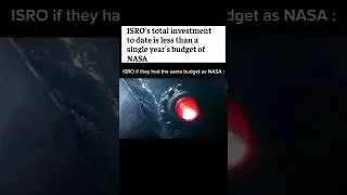 NASA BUDGET VS ISRO BUDGET #space