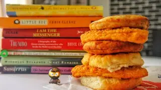 Trying MCDONALDS CHICKEN BISCUIT/ MCGRIDDLE & FREE BOOK HAUL - Picante Food Review 9 - NINJA PICANTE
