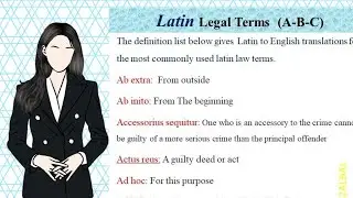 Latin legal terms in English #legal #crime #legaleducation #latin