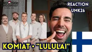 KOMIAT – “Lululai” 🇫🇮 REACTION 😲 FINLAND's Nordic Party Anthem for EUROVISION 2026? | UMK26
